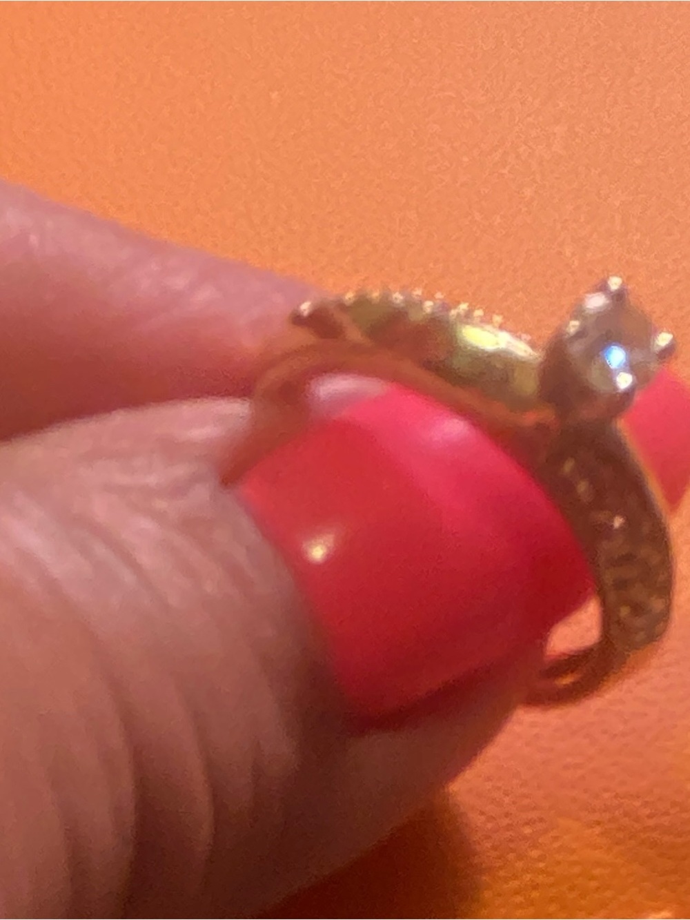 14k Gold and genuine Diamonds Ring - Picture 5 of 5